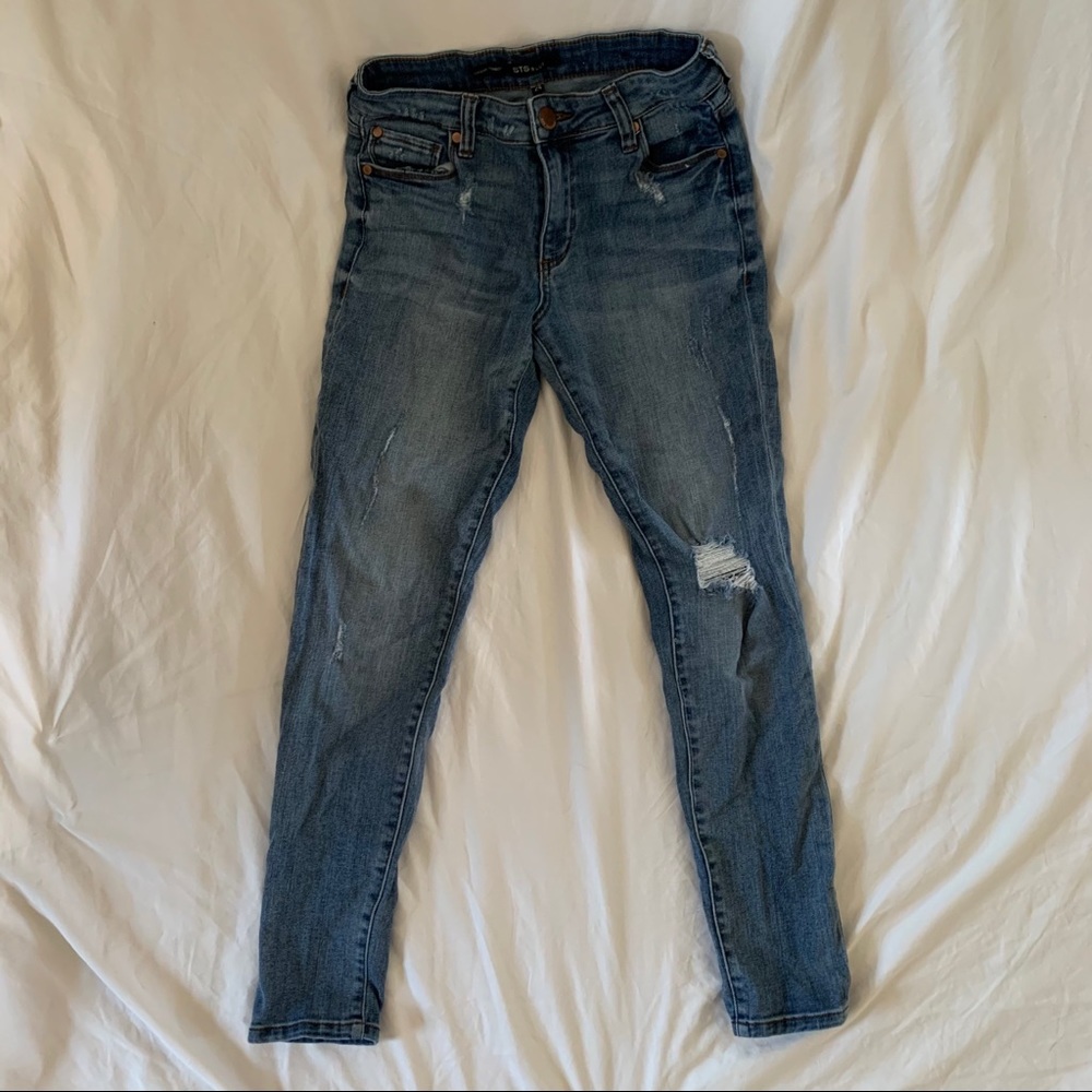 Medium Wash Skinny Jeans